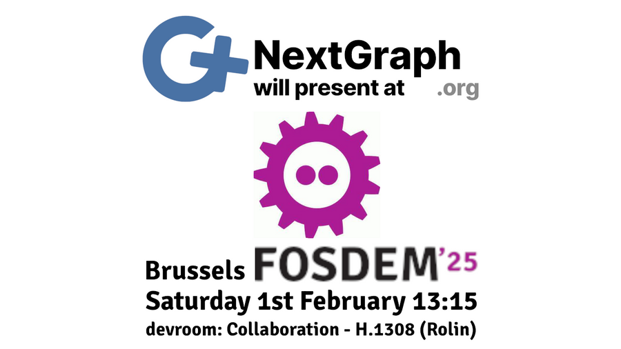 NextGraph presents at FOSDEM 2025