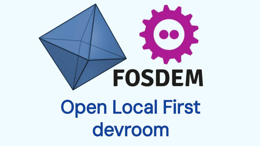 Open Local First devroom at FOSDEM 2026 1st Feb