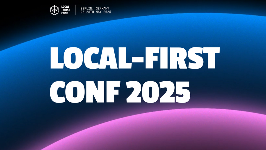 We're going to the Local First Conference in Berlin on the 26, 27 and 28 of May for a live coding session.