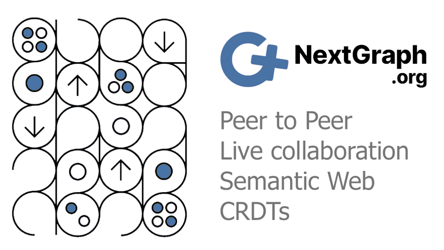 NextGraph brings about the convergence of P2P, E2EE and Semantic Web technologies into a new decentralised cloud system, based on CRDTs.